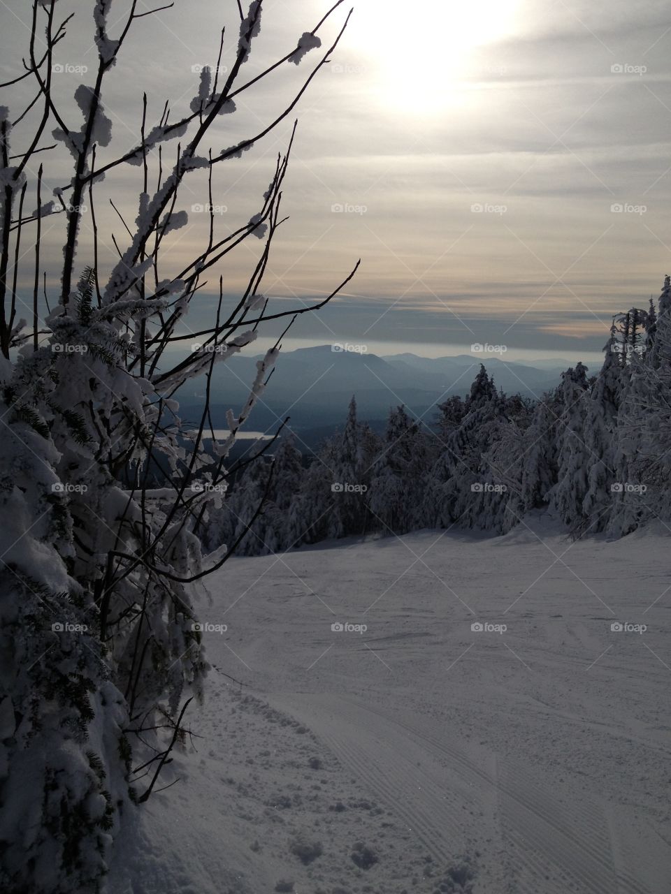 Beautiful morning to ski