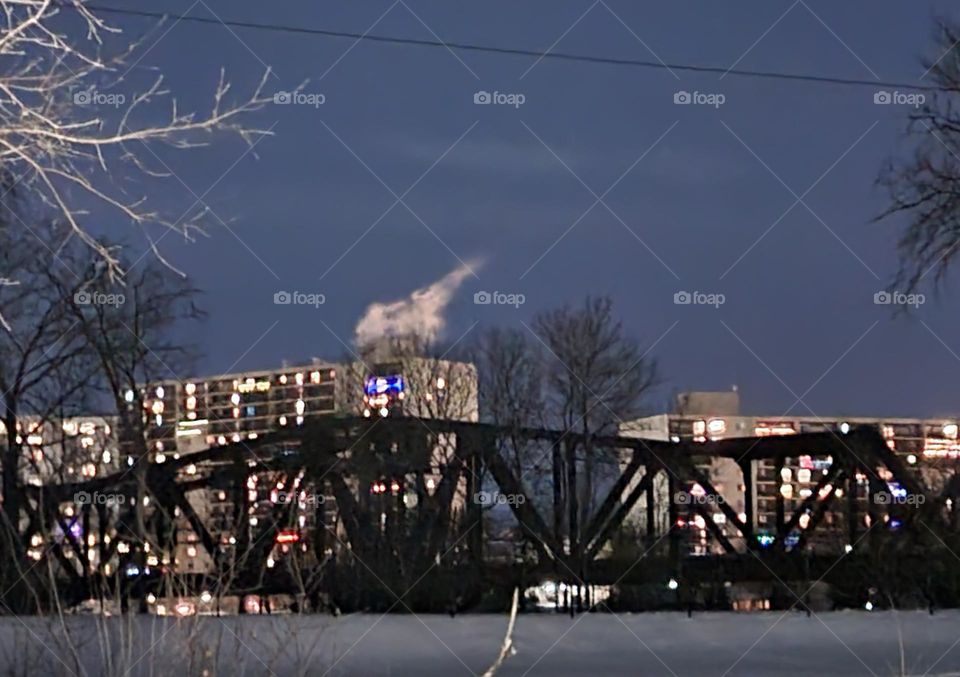 Train bridge