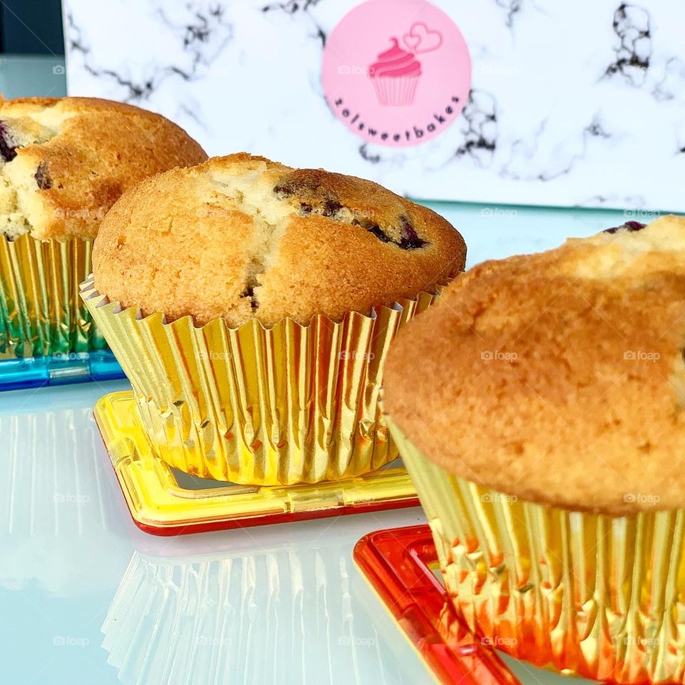 Blueberry chocolate chip muffins 