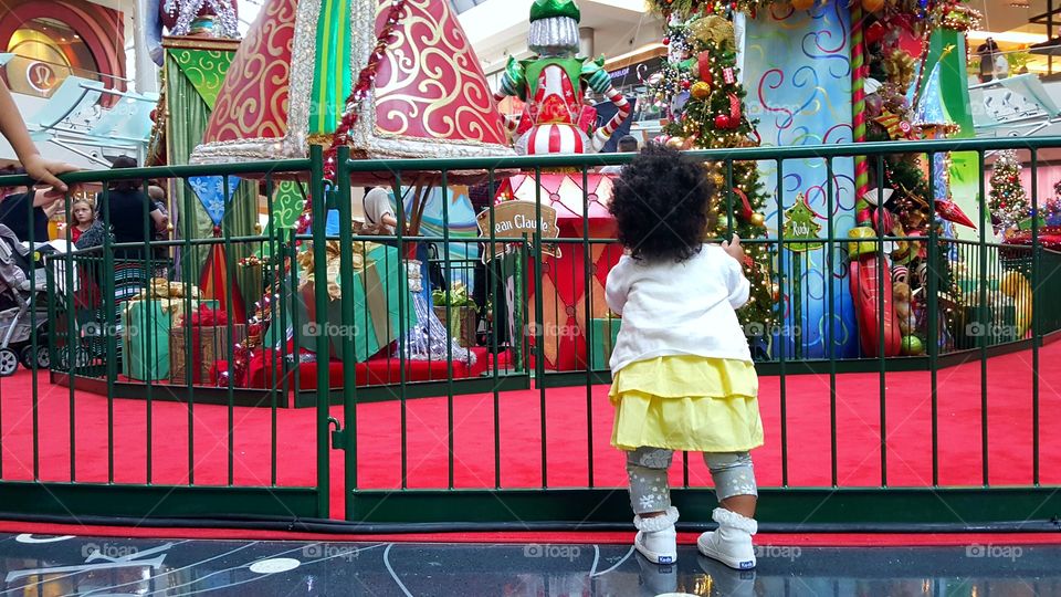 BABY GIRL IN CHRISTMAS LAND