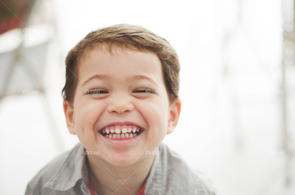 Small child with cute smile