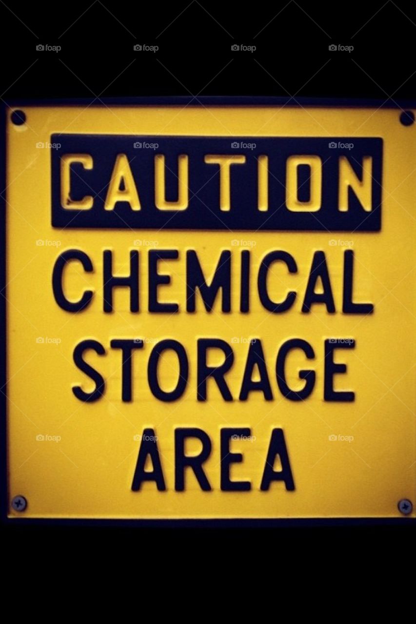Chemical storage area