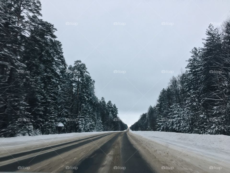 Winter road trip