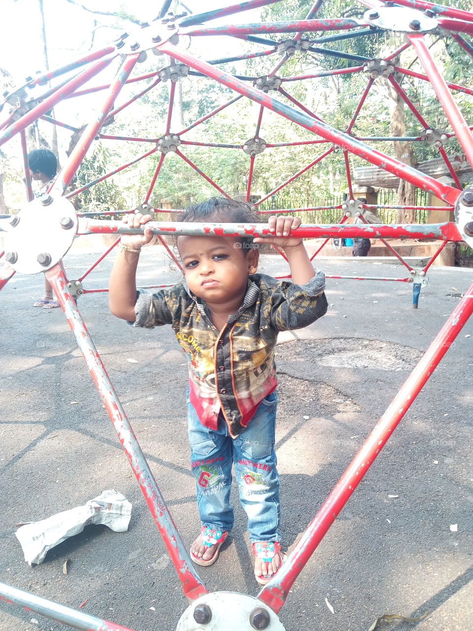 Child, Fun, People, Playground, Swing
