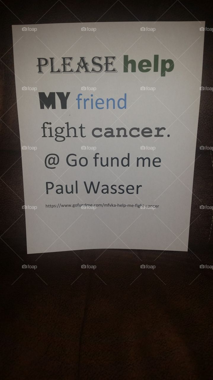 please help me fight cancer