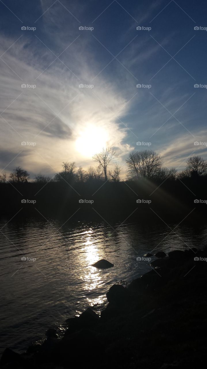 Sunset at Lake Nockamixon