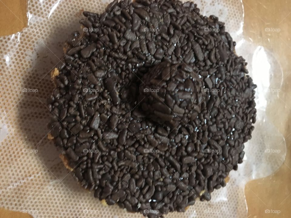 Uma torta de brigadeiro deliciosa! Hum, que fome...