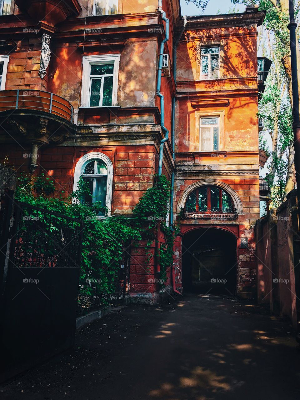 Very beautiful old town building 