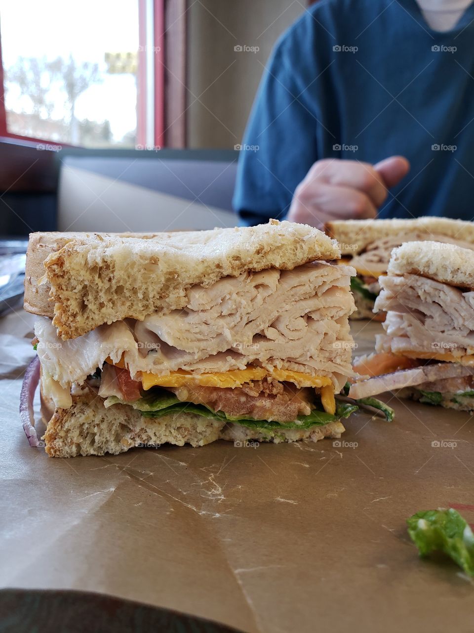 Delicious Turkey sandwiches