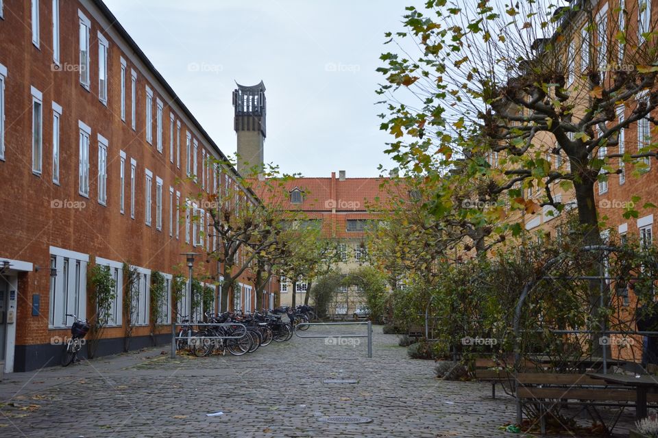 European Street early morning 