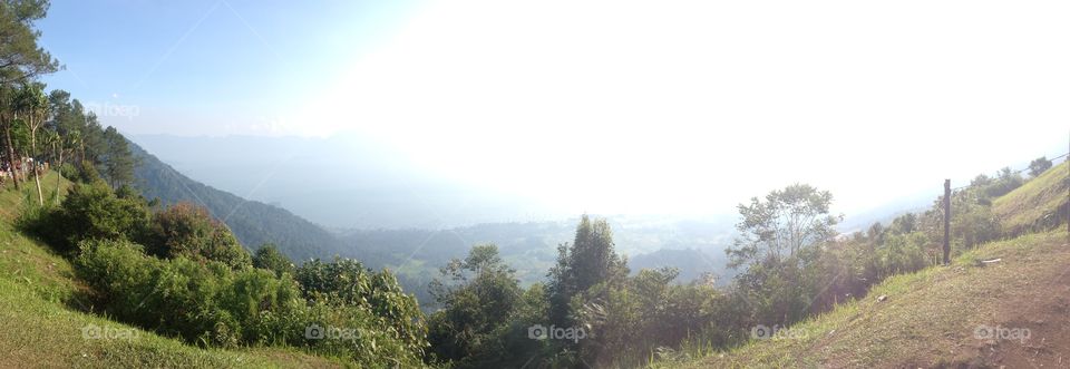 Puncak Lawang Panorama. Puncak Lawang Bukit Tinggi Indonesia
