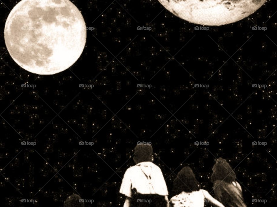 Moon, Astronomy, People, Exploration, Telescope