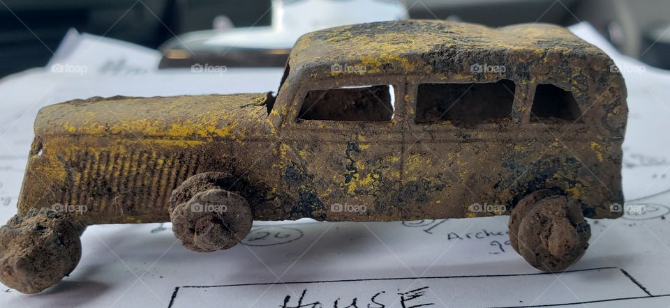 old antique toy car