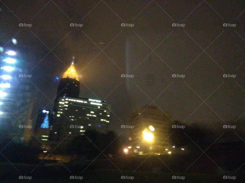 nightscape in Atlanta