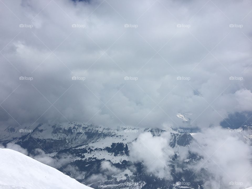 Landscape in mountains 