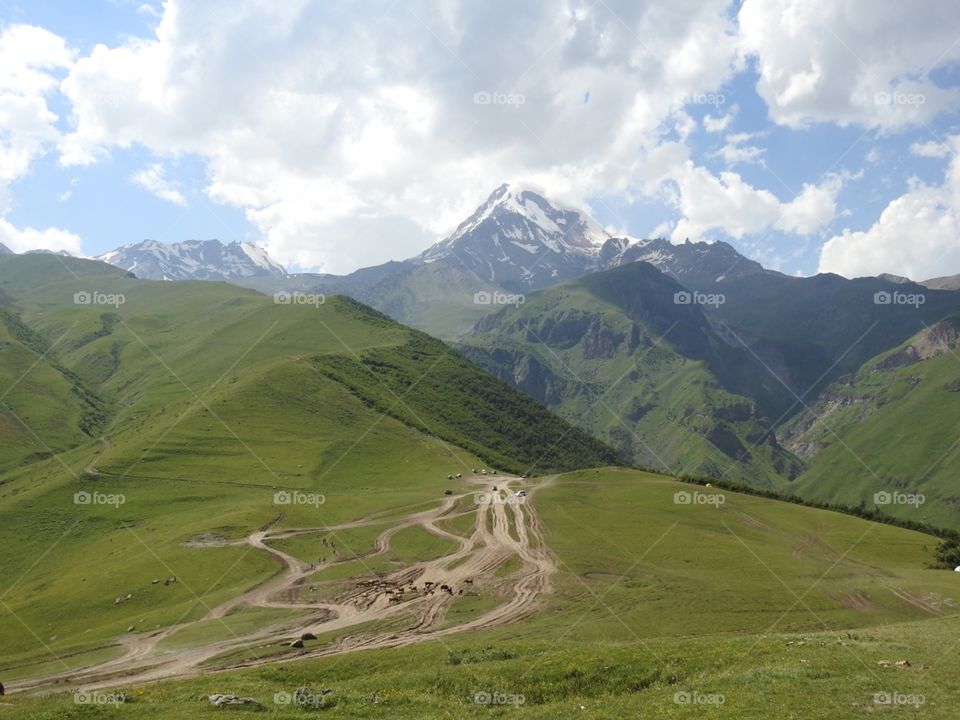 Kazpij mountains