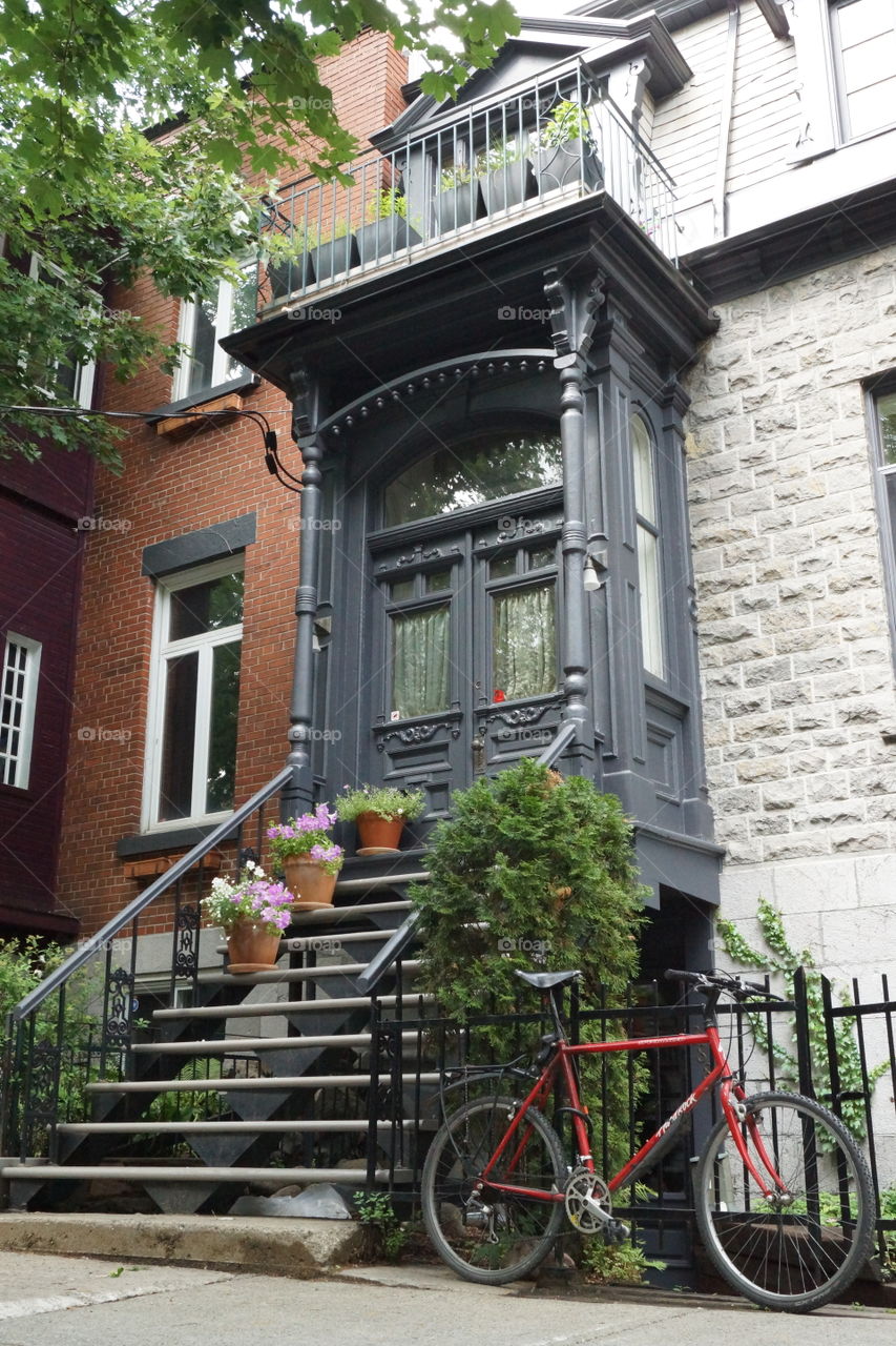 Door of a Victorian house