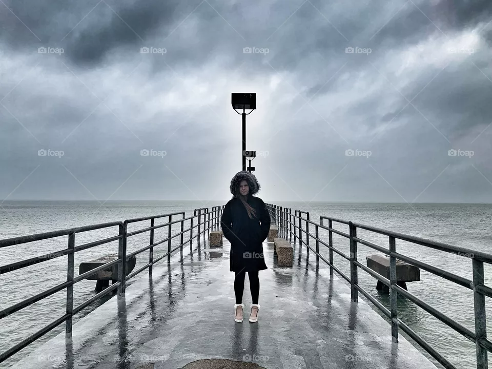 Into the storm. 