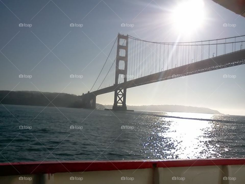 beautiful Bridge in San Francisco
