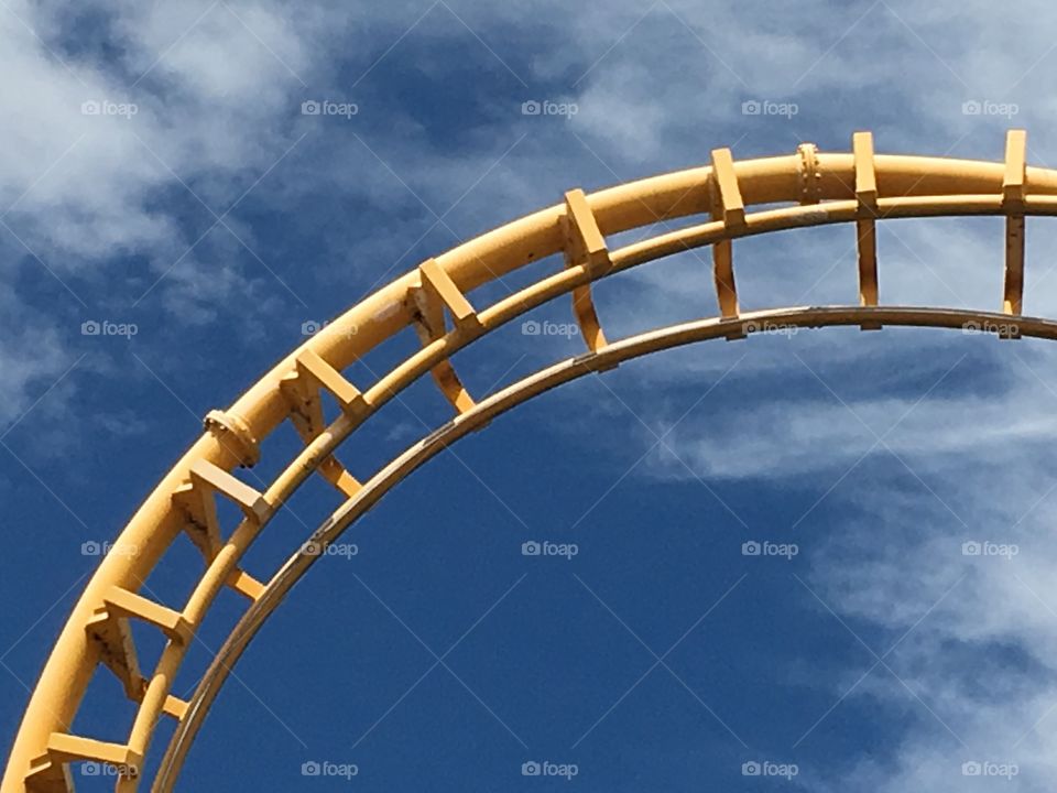 Roller coaster tracks 