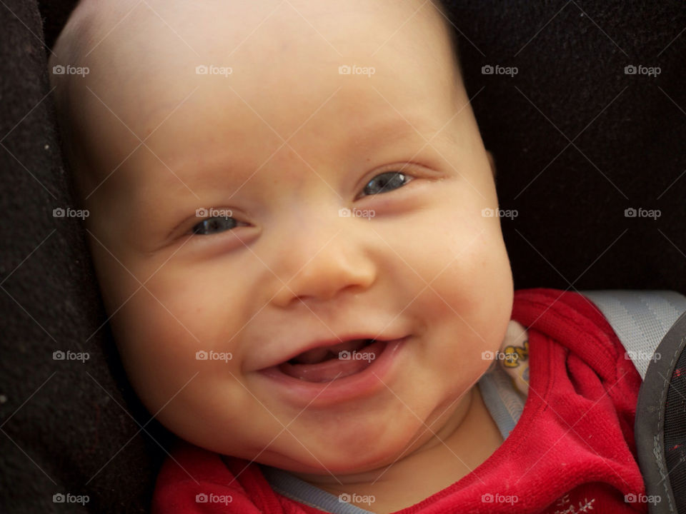 baby boy smiling by derrybirkett