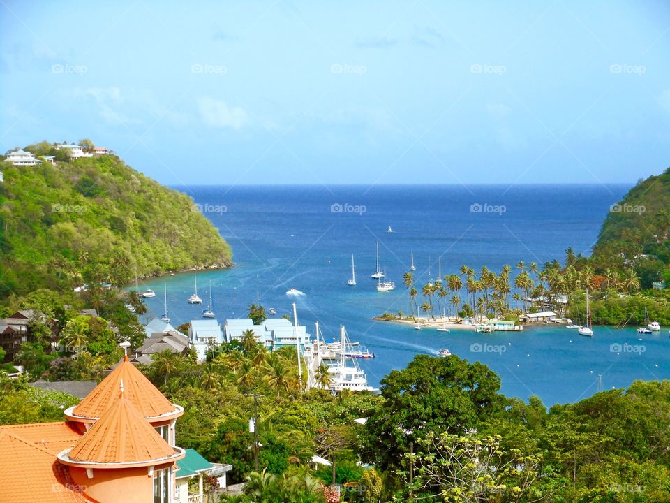 Marigot Bay, St. Lucia. Home of the filming of Dr. Doolittle