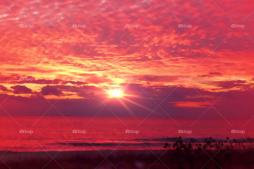 Red sunset 