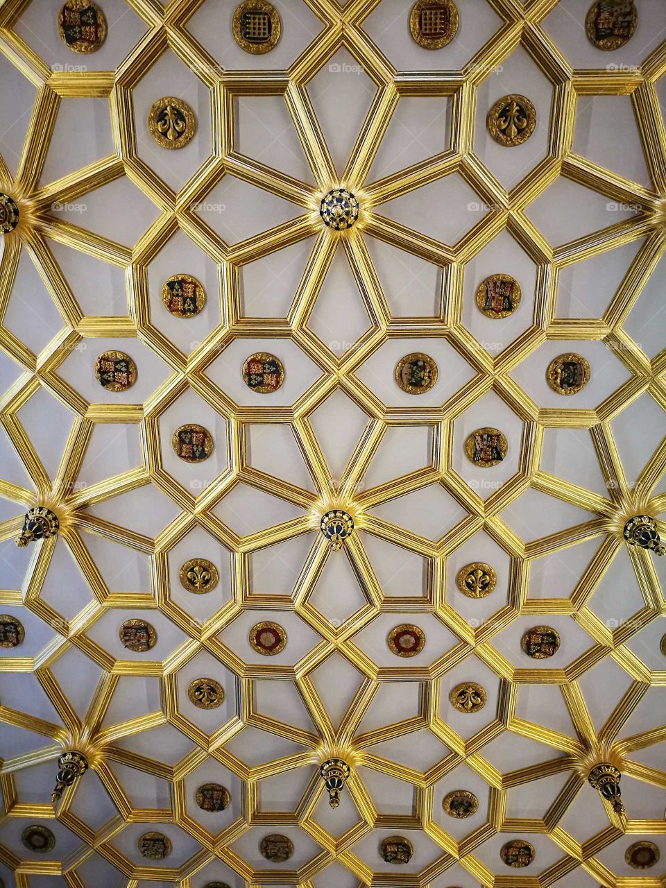 Hampton Court beautiful ceiling