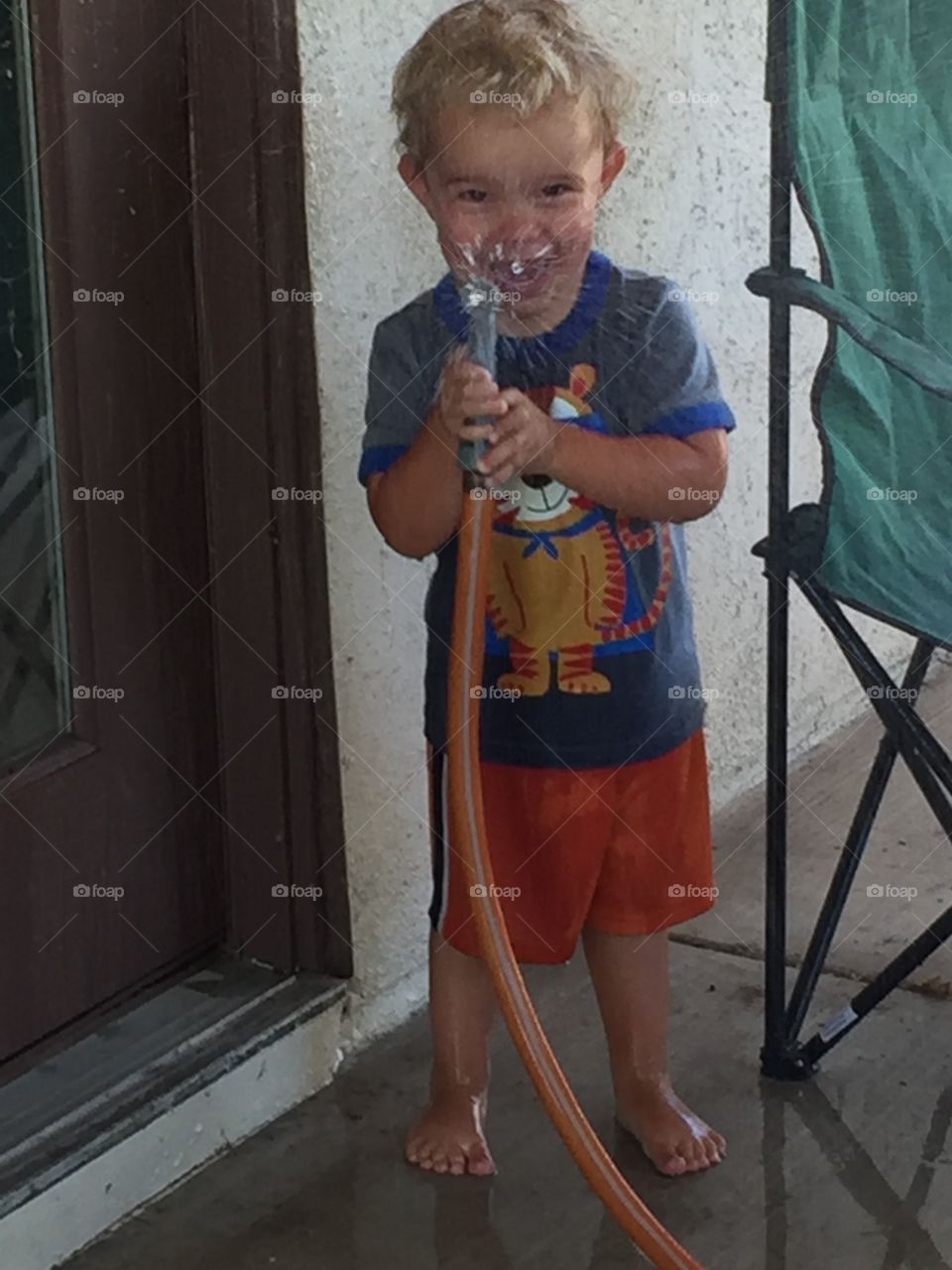 When you give a kid a water hose, you're going to get sprayed 