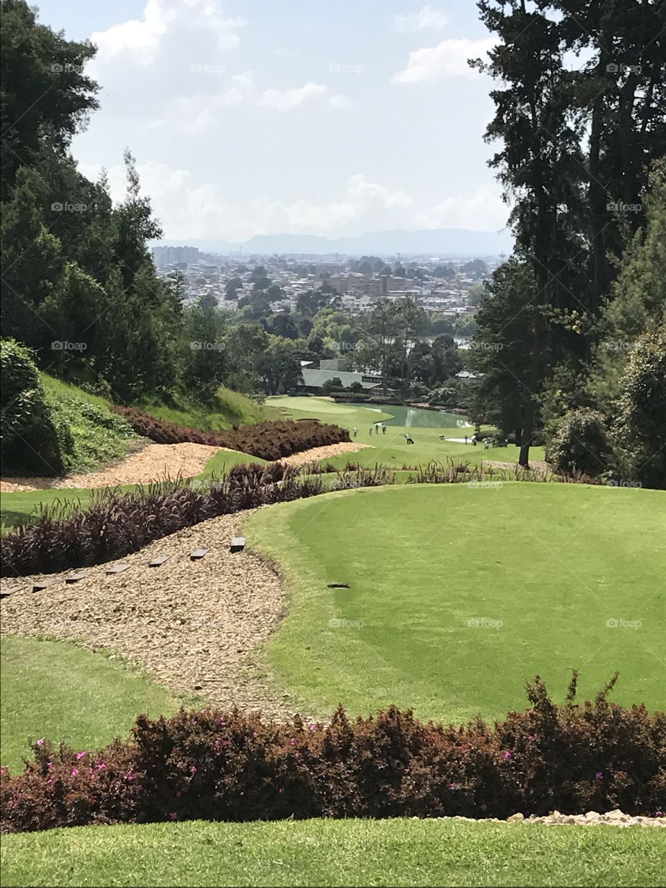 View from 18th tee at Los Lagartos Golf Club in Bogota, Colombia. 