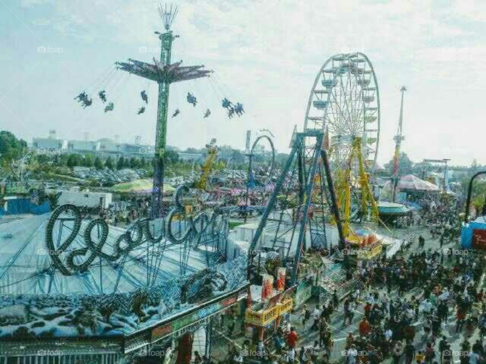 Amusement park fun for the whole family.