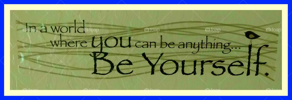 words spoken from a wall