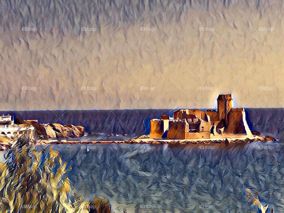 Castle In Sea