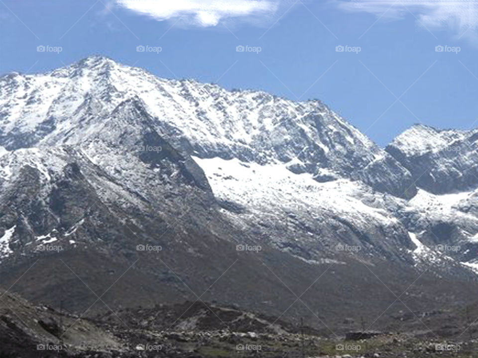 Bomdila sela ice hill