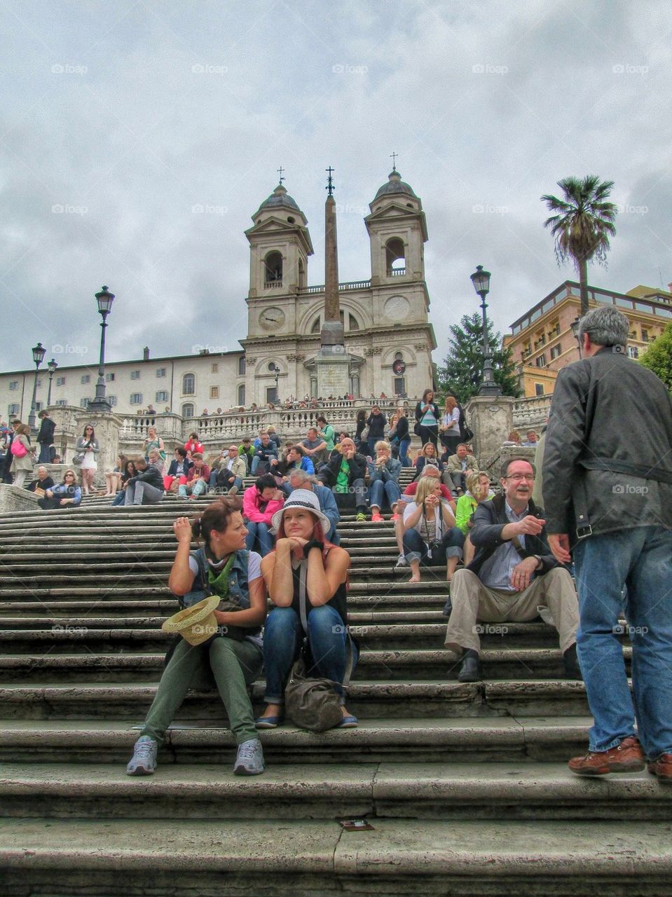 The Spanish steps in Rome