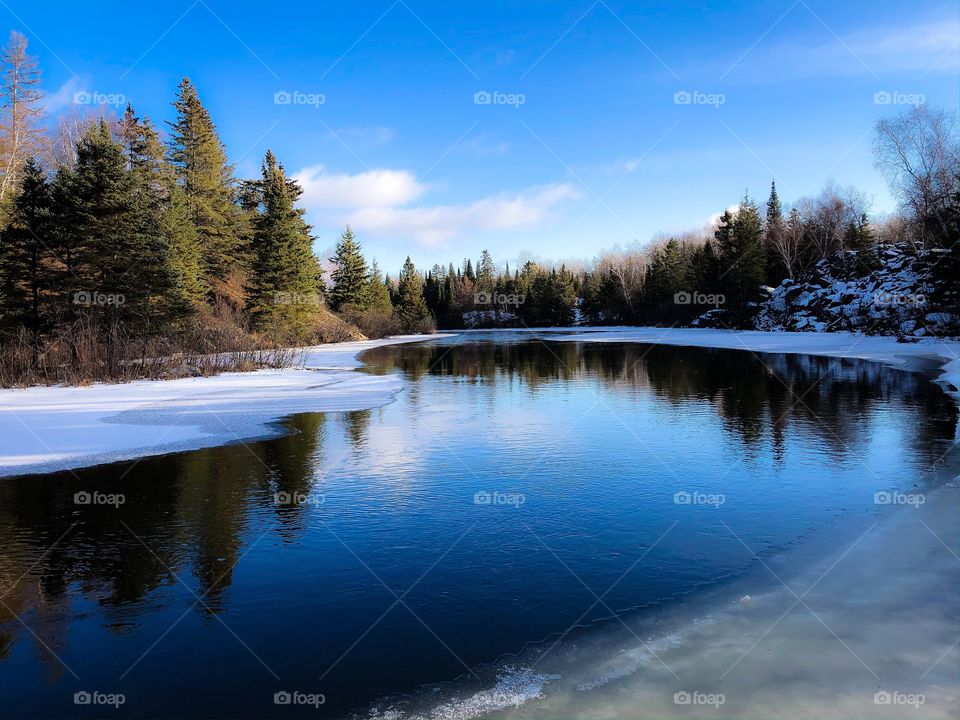 Peaceful lake