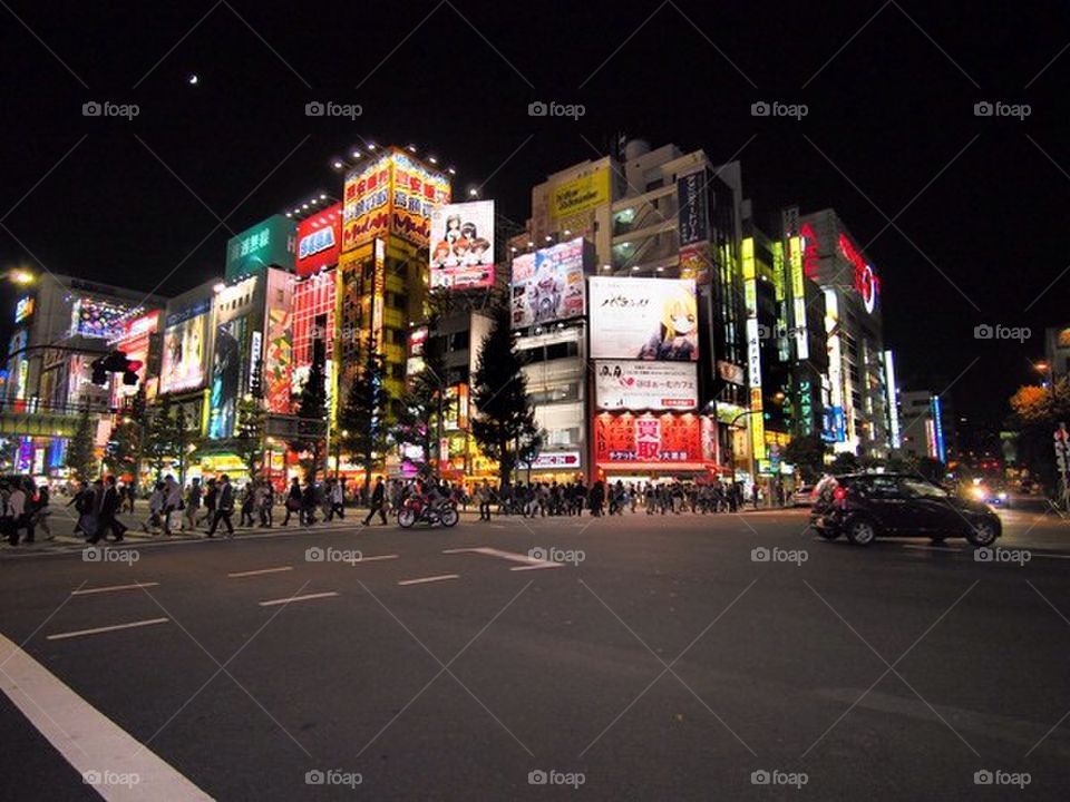 Night Lights in Hong Kong