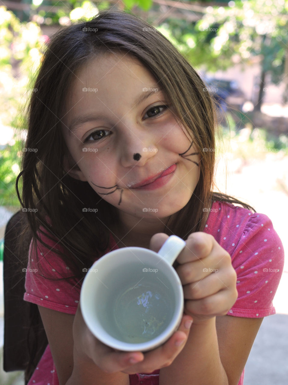 Milk moustache