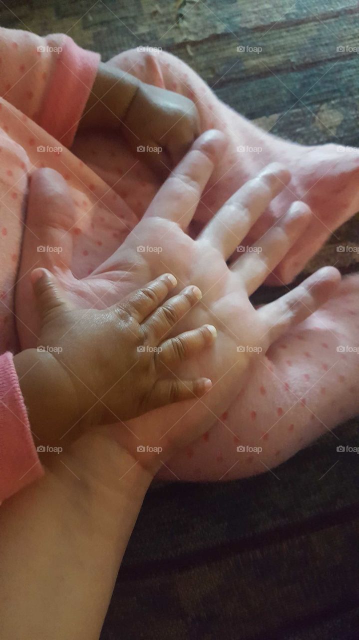 baby hand in my palm, cute chubby hands exploring the textures of life. holding hands for a lifetime
