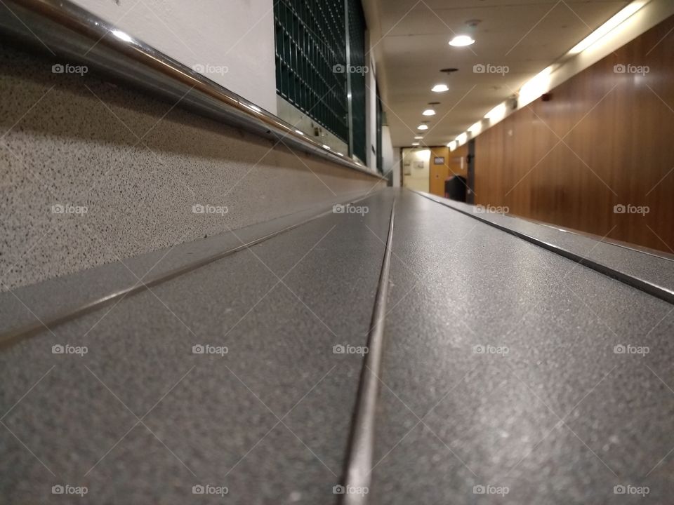 a shot of a perspective image taken from a tray counter