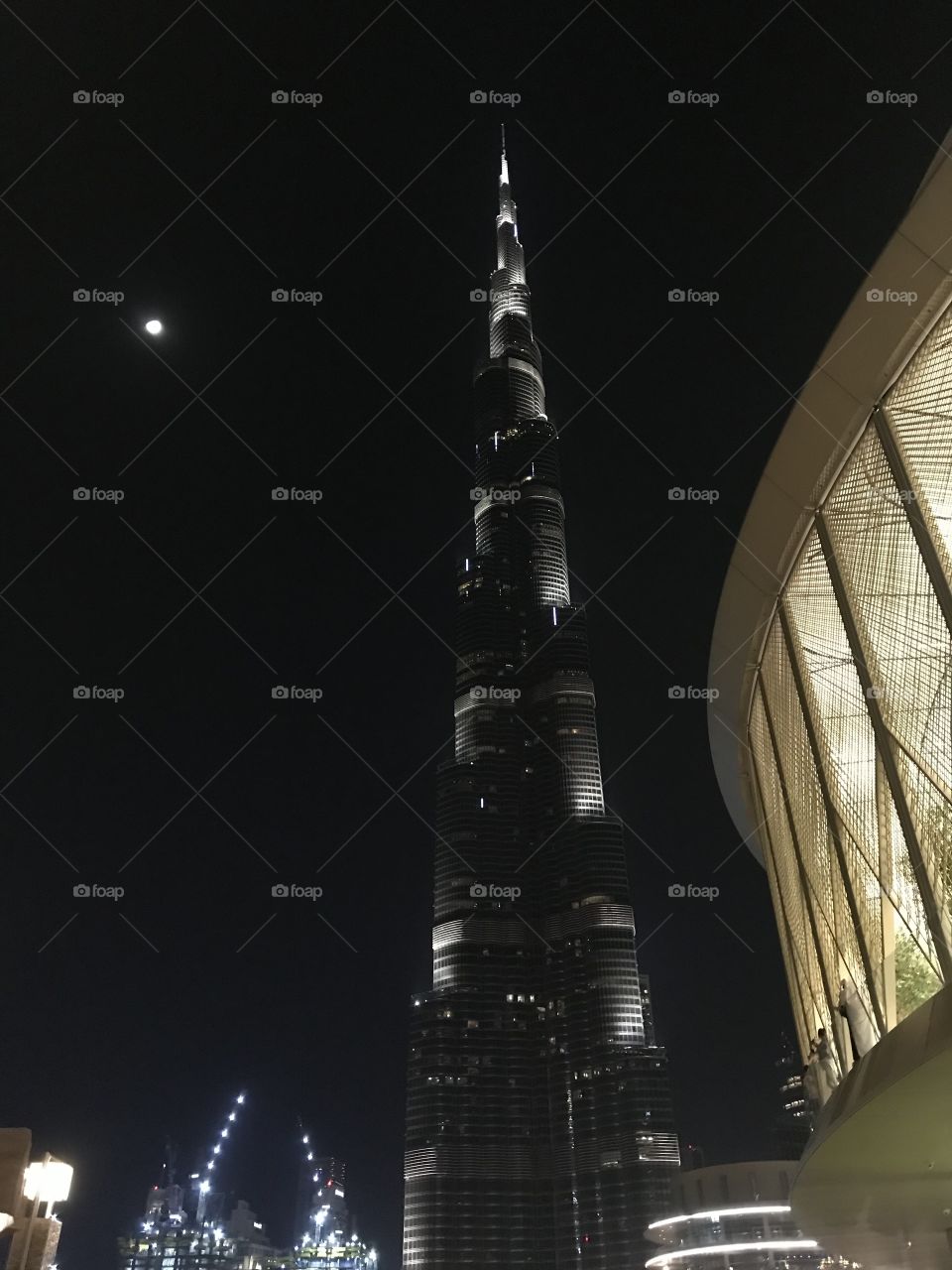 The Burj Khalifa at night is stunning. Definitely recommend a trip to Dubai.