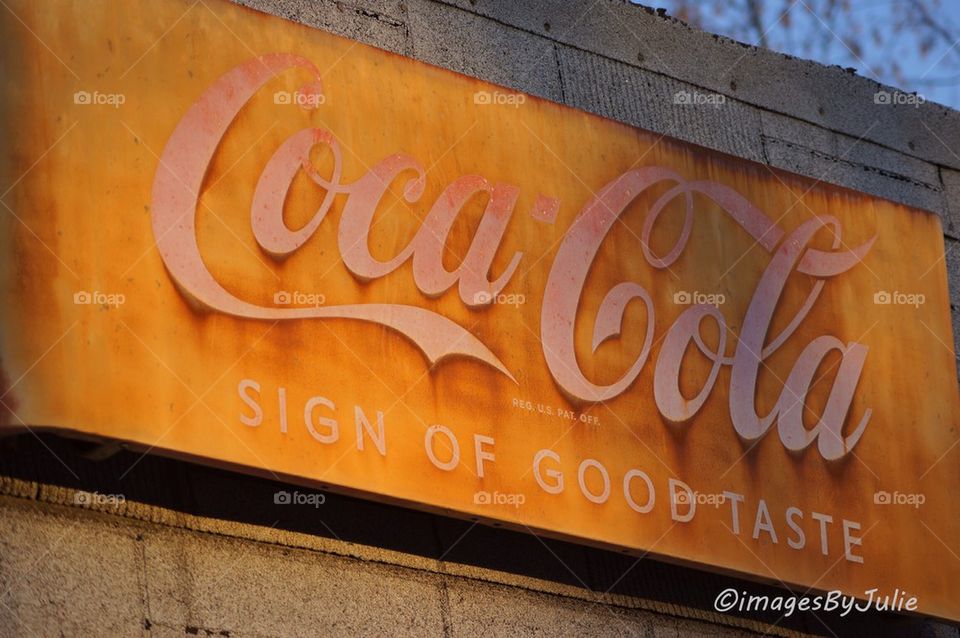 Old Coke sign