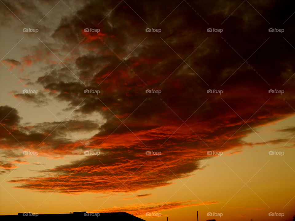 beautiful sunset 🌇. This is a picture I took right before I went to bed last night