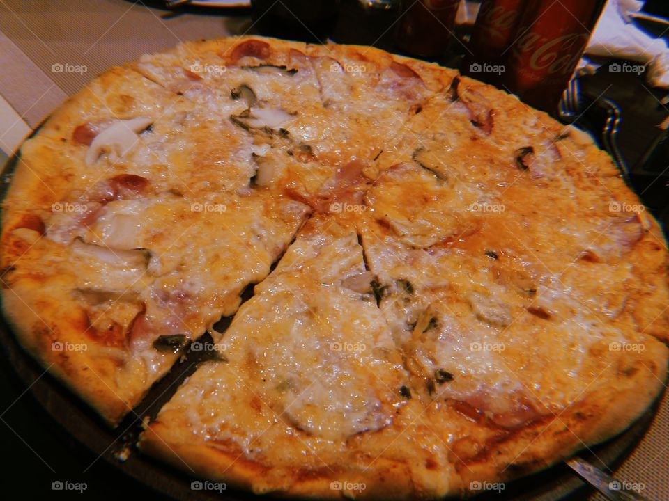 pizza with friends!