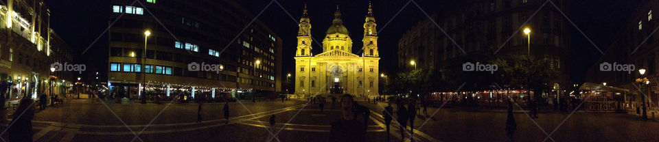 travel church night budapest by nils