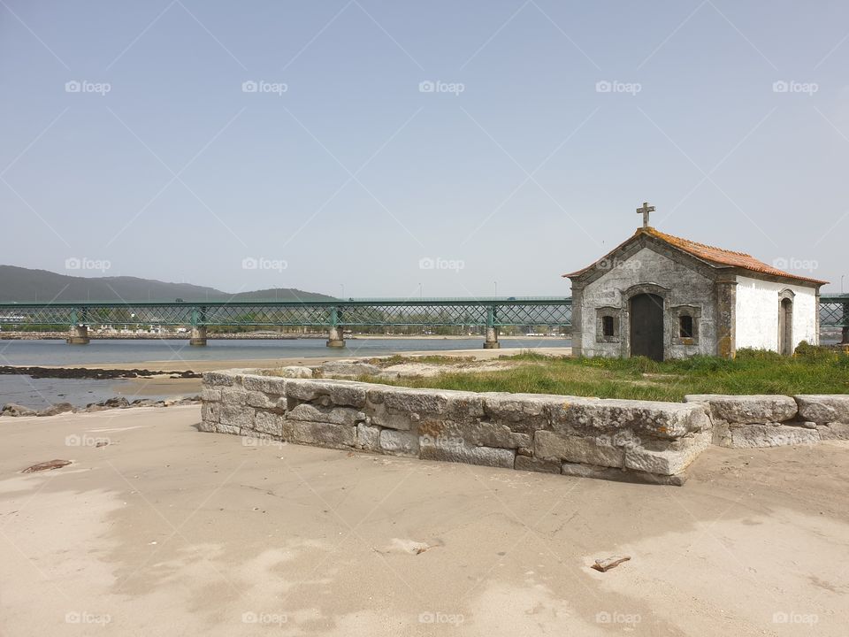 lonely chapel near the river