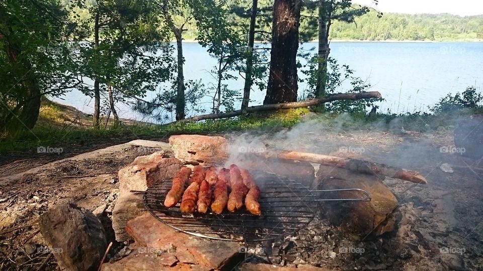 A #barbeque in #beautiful #nature ...