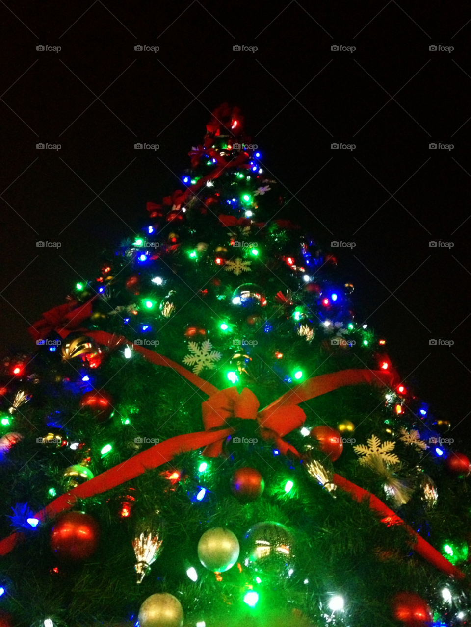 ribbon tree christmas lights by emmanuelgr