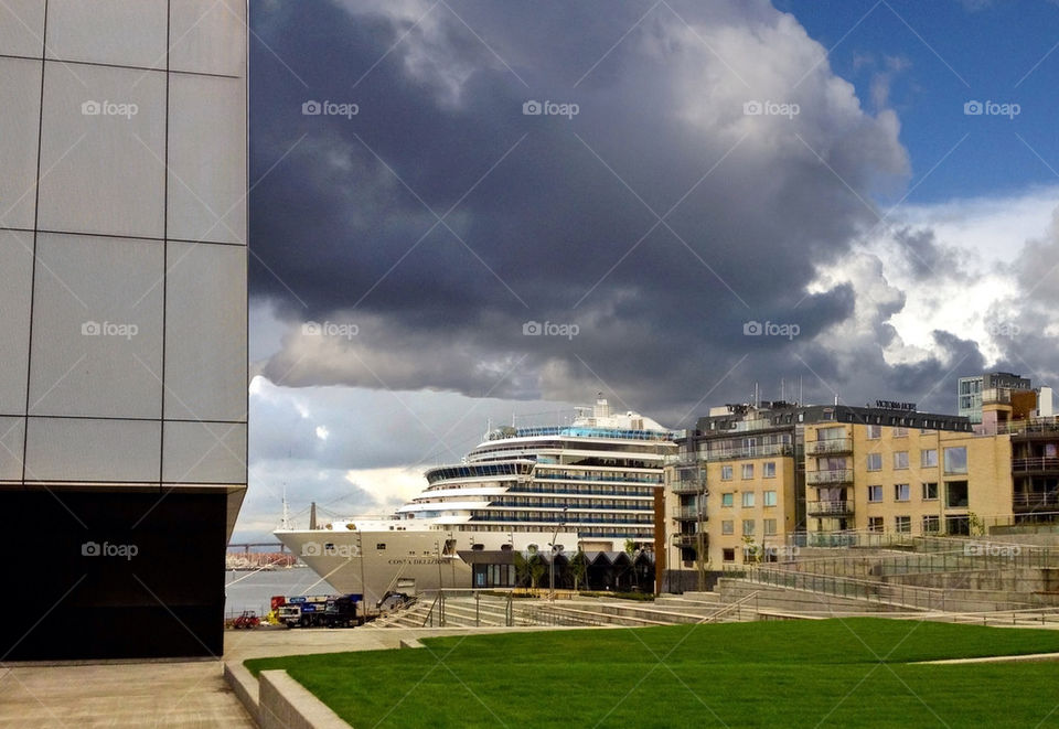 Cruise ship visit Stavanger,Norway.