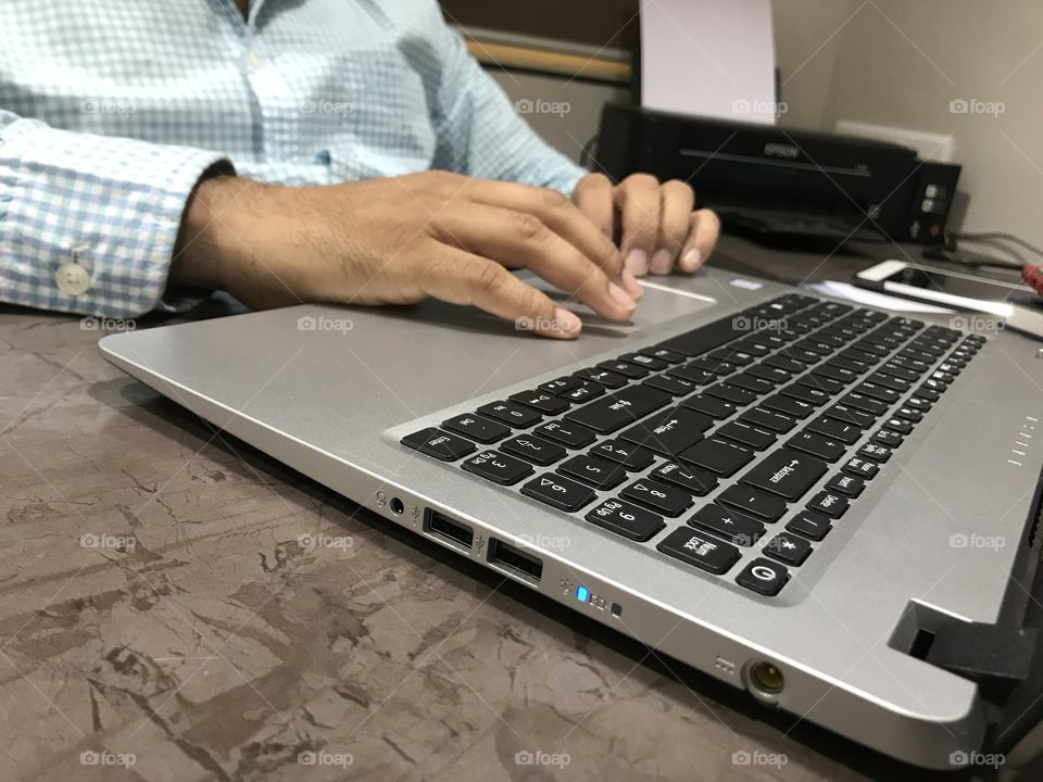 Managing an office work 